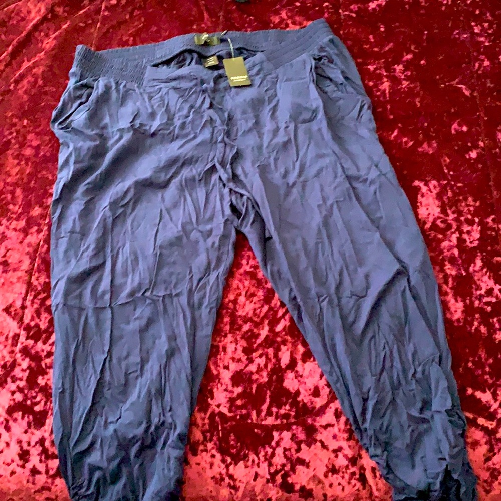 Torrid Navy Stretch Challie Jogger Size 2